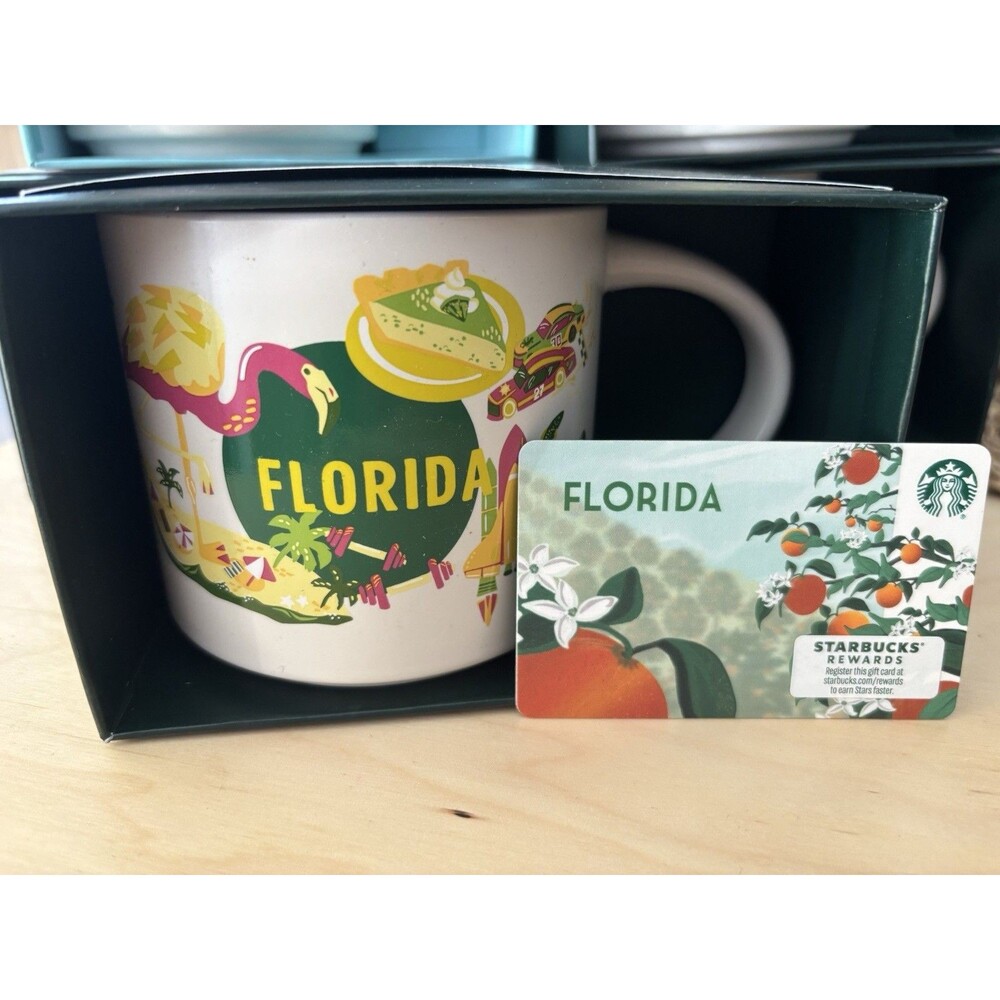 FLORIDA 2024 Starbucks Discovery Series 14oz Ceramic Mug NEW in BOX